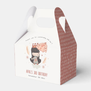 Niedlicher Elegant Rust Boho Prinzessin über Wolke Geschenkschachtel