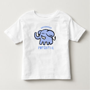 Niedlicher Elephant-Cartoon Kleinkind T-shirt
