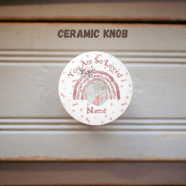 Niedlicher Elephant Rainbow Keramikknauf