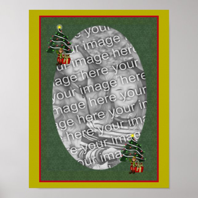 Niedlicher Elf-Urlaubsklima Erstellen Sie Ihr eige Poster (Vorne)