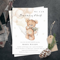 Niedlicher Elfenbeinbär Bearly Wait Balloon Babydu