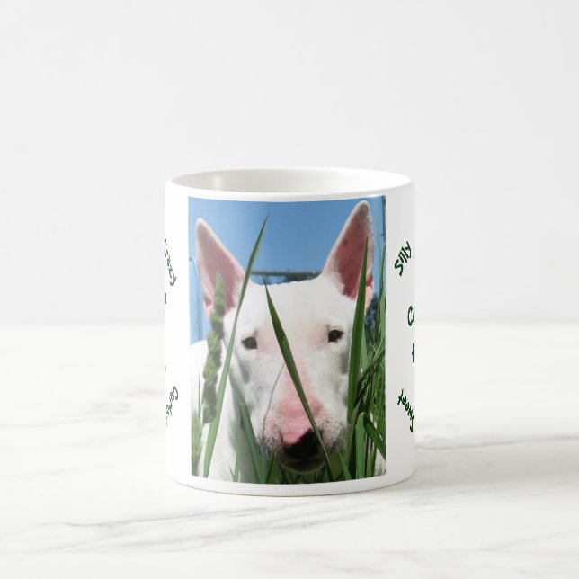Niedlicher Englisch-Stier-Terrier Tasse (Mittel)
