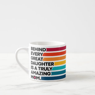 Niedlicher Entwurfstext für den Muttertag Espressotasse