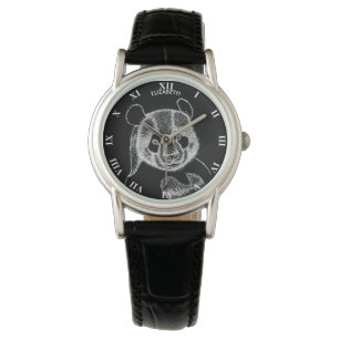 Niedlicher entzückender reizender Panda-Bär cool Armbanduhr