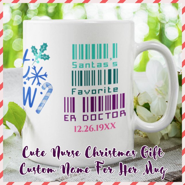 Niedlicher ER Doctor Weihnachtsgeschenk Individuel Tasse (Von Creator hochgeladen)