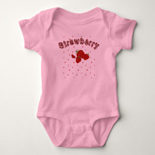 Niedlicher ErdbeerSommer Baby Strampler