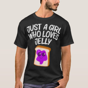 Niedlicher Erdnussbutter und Gelee Art für Girls T-Shirt