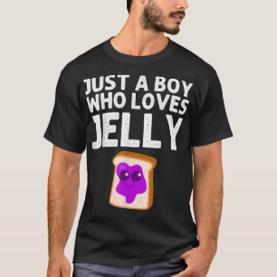 Niedlicher Erdnussbutter und Gelee-Art für Jungen T-Shirt