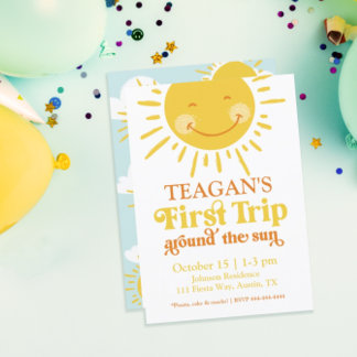 Niedlicher erster Sonnentag Einladung