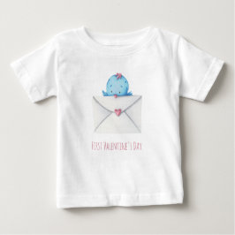 Niedlicher Erster Valentinstag Baby T-shirt
