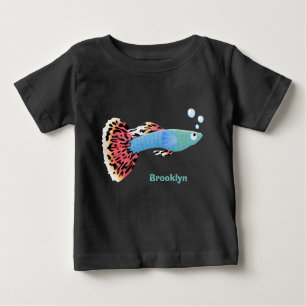 Niedlicher extravaganter tropischer Cartoon Baby T-shirt