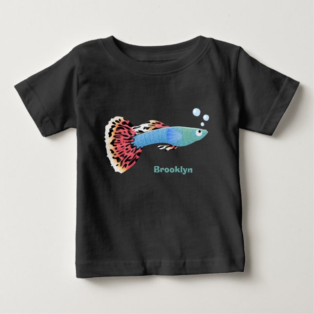 Niedlicher extravaganter tropischer Cartoon Baby T-shirt (Vorderseite)