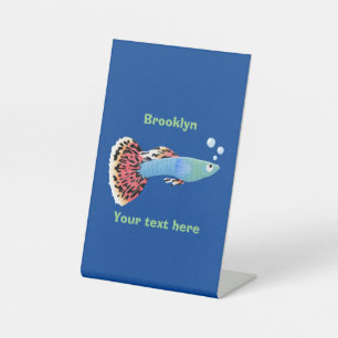 Niedlicher extravaganter tropischer Cartoon Sockelschild