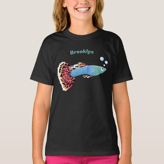 Niedlicher extravaganter tropischer Cartoon T - Sh T-Shirt (Vorderseite)
