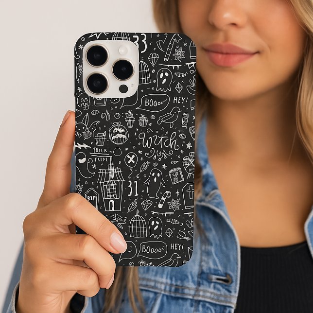 Niedlicher Fall Halloween Phone iPhone Hülle (Von Creator hochgeladen)