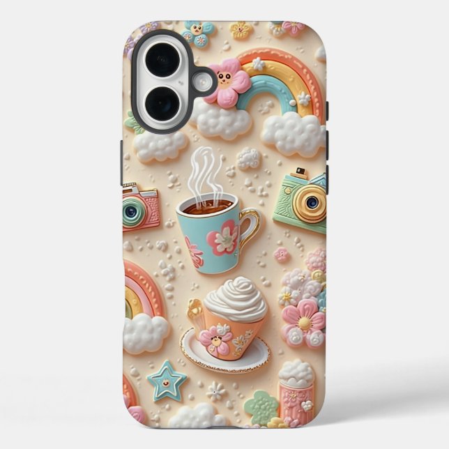 Niedlicher Fall Pastel Phone Case - Fall für künst (Rückseite)