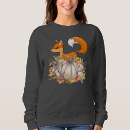 niedlicher Fall Saisonfuchs Sweatshirt