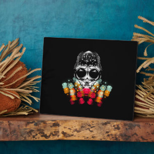 Niedlicher Fall Spider mit Dewdrop Hat Fotoplatte