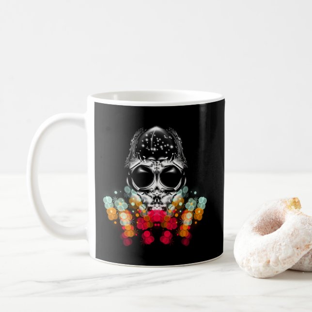 Niedlicher Fall Spider mit Dewdrop Hat Kaffeetasse (Mit Donut)