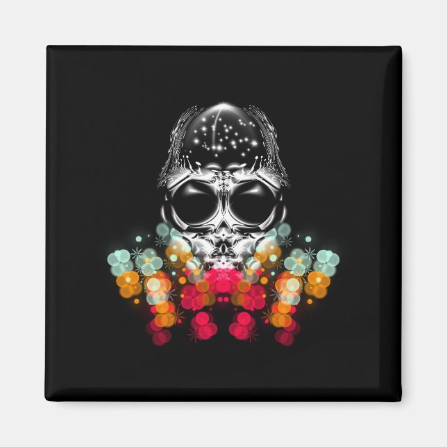 Niedlicher Fall Spider mit Dewdrop Hat Magnet (Vorne)