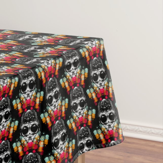 Niedlicher Fall Spider mit Dewdrop Hat Muster Tischdecke (Beispiel)