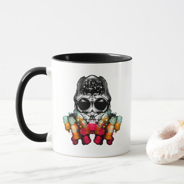 Niedlicher Fall Spider mit Dewdrop Hat Tasse (Mit Donut)