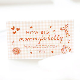 Niedlicher Fall Süsse Pie Wie groß ist Mama's Bauc Begleitkarte