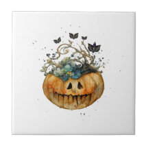 Niedlicher Fall Wasserfarbe Halloween Pumpkin-Unte