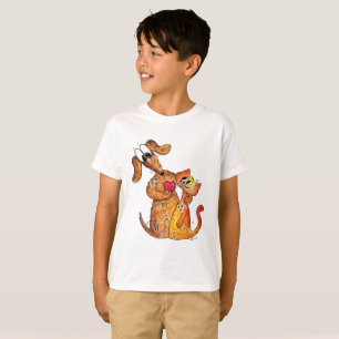 Niedlicher fantastischer Hund und Katze T-Shirt