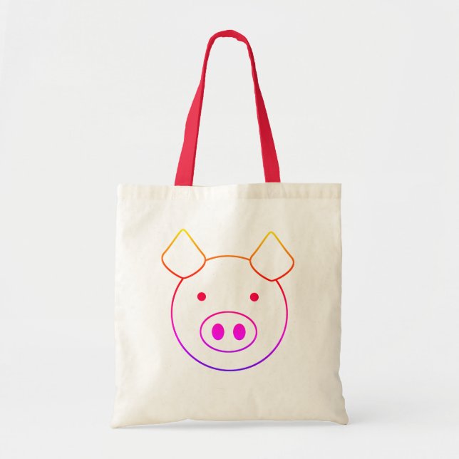 Niedlicher Farbbeutel Tragetasche (Vorne)