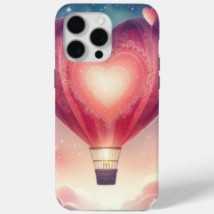 Niedlicher, farbenfroher Valentiner Herzballon Case-Mate iPhone Hülle