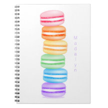 niedlicher farbiger Makaronenstapel personalisiert