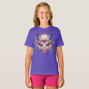 Niedlicher, farbiger Schmetterling T-Shirt