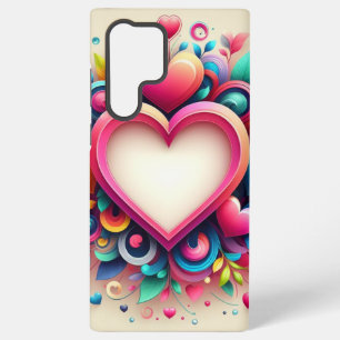 Niedlicher farbiger Valentinstag Samsung Galaxy Hülle