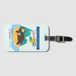 Niedlicher Faulenzer Ich brauche einen sechsmonati Gepäckanhänger