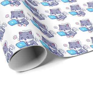 niedlicher Faulenzer - vielleicht lerne ich morgen Geschenkpapier