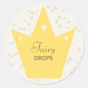Niedlicher feenhafter Umbau Prinzessin-Birthday Runder Aufkleber