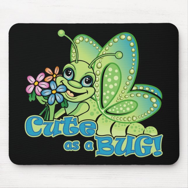 Niedlicher Fehler Mousepad (Vorne)