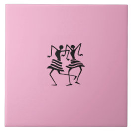 Niedlicher Feierabend Rosa Fliese