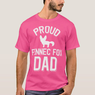 Niedlicher Fennec Fox Vater Proud Fennec Fox Vater T-Shirt
