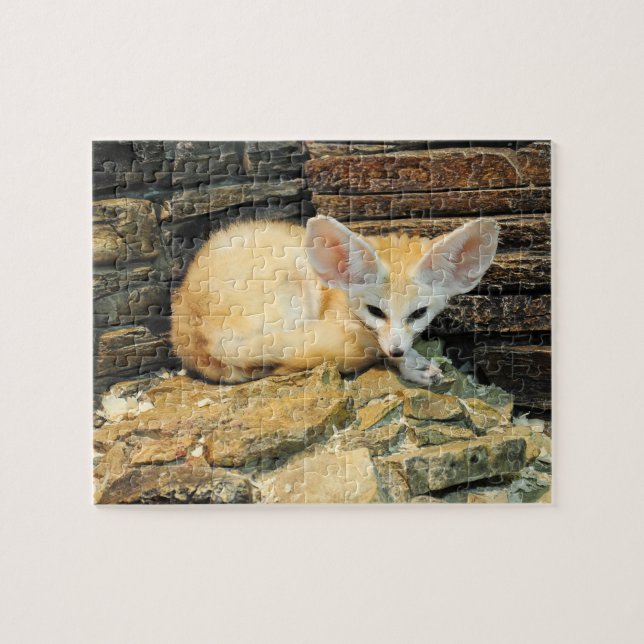 Niedlicher fennec Fuchs Puzzle (Horizontal)