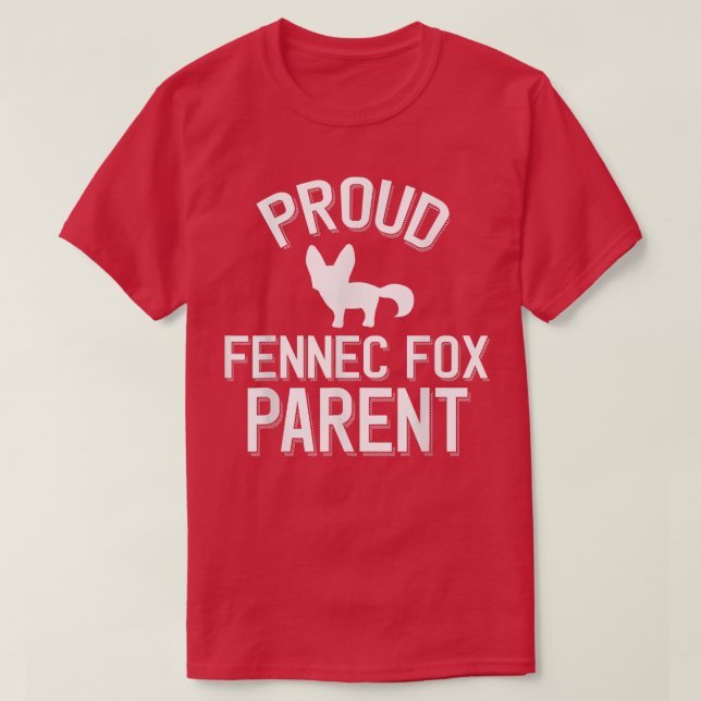 Niedlicher FENNEC für Mama oder Vater Proud Fennec T-Shirt (Design vorne)