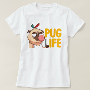 Niedlicher Fett-Mops-T - Shirt