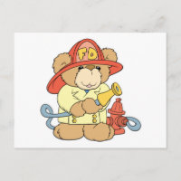 Niedlicher Feuerwehrbär