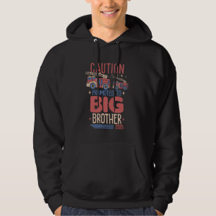 Niedlicher Feuerwehrmann Großer Bruder 2025 Feuerw Hoodie