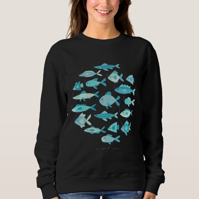 Niedlicher Fisch 106 Sweatshirt (Vorderseite)