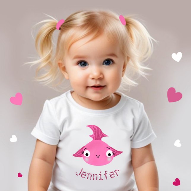 Niedlicher Fisch Baby T-shirt (Von Creator hochgeladen)
