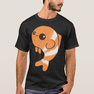 Niedlicher Fisch Cartoon Handzeichnung T-Shirt