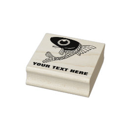 Niedlicher Fisch Gummistempel