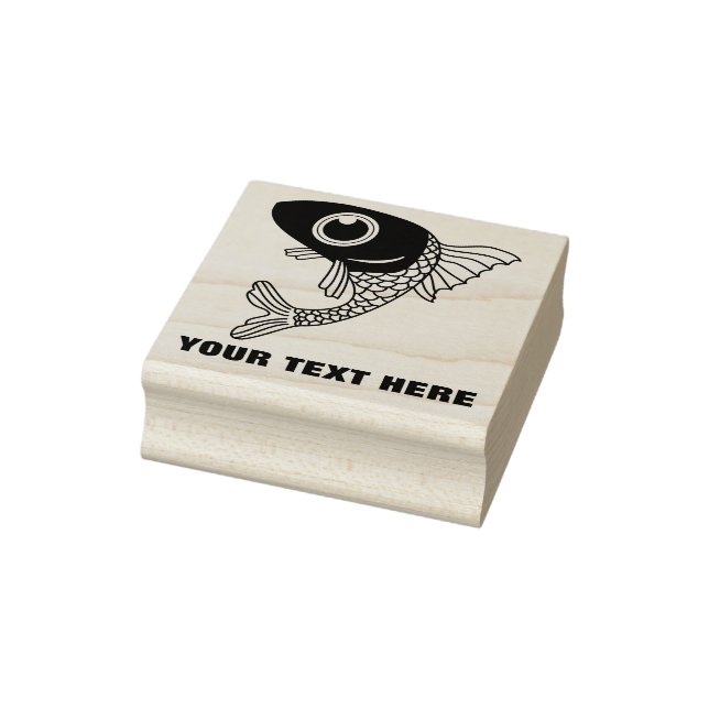 Niedlicher Fisch Gummistempel (Stempel)